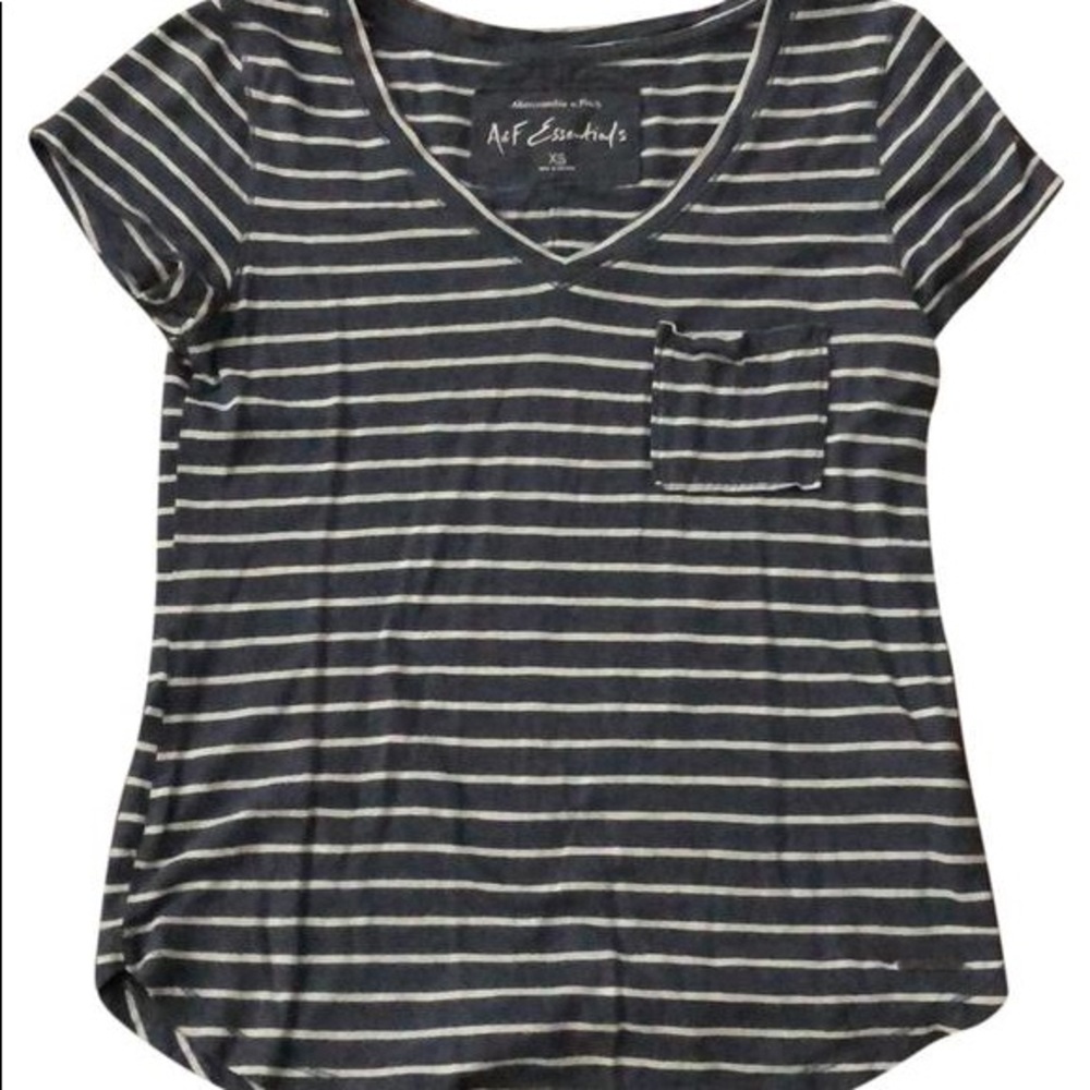 A&F Essentials Striped Tee